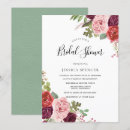 Search for mint bridal shower invitations Elegant
