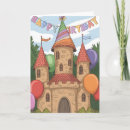 Search for castle birthday cards Colourful