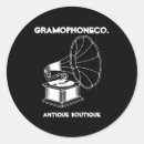 Search for gramophone stickers Retro