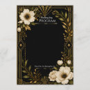 Search for art deco wedding programs Great gatsby