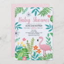 Search for flamingo baby girl shower invitations Pink