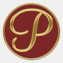 Search for monogram p stickers Letter