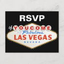 Search for vegas wedding rsvp cards Blue