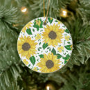 Search for sunflower christmas tree decorations Botanical