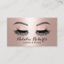 Search for long lash extension business cards Makeup artist
