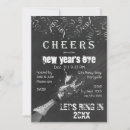 Search for chalkboard new years eve invitations Blackboard