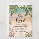 Search for beach vow renewal invitations Tropical