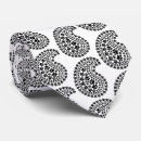 Search for black and white paisley ties Ethnic
