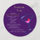 Search for girls night out bridal shower invitations Martini