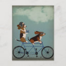 Search for hounds postcards Cute basset hounds