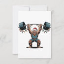 Search for weightlifting cards Funny snowman