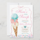 Search for ice cream baby shower invitations Here's the scoop