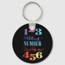 Search for numbers key rings Funny