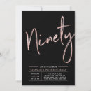 Search for rose gold and black birthday invitations Adult birthday party