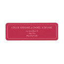 Search for pink return address labels Bold