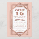 Search for sweet invitations Rose gold