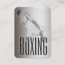 Search for boxing gym business cards Training