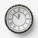 Search for clock paper plates Black and white