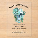 Search for death to my 20s invitations Cheers to 30 years