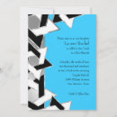 Search for unique bar bat mitzvah invitations Black