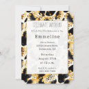Search for black white yellow invitations Animal