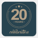Search for 20 years stickers Celebration