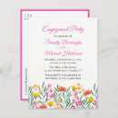 Search for boho engagement party invitations Watercolor floral