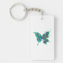 Search for tail feather key rings Green