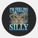 Search for funny cat saying stickers Meme