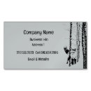 Search for birch tree business cards Silhouette