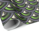 Search for mermaid scales wrapping paper Green