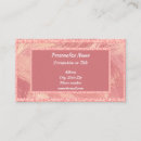 Search for glitter border business cards Girly