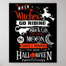 Search for black cat halloween posters Mystic moon