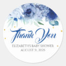 Search for hydrangea baby shower stickers Thank you