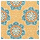 Search for teal orange fabric Yellow