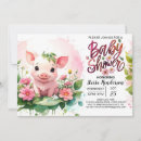 Search for piglet invitations Watercolor