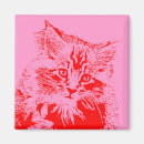 Search for pink cats magnets Cute