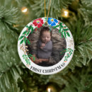 Search for my first photo christmas tree decorations Simple