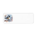 Search for chickadee return address labels Snow