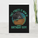 Search for boy 6 birthday cards Pirate