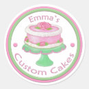 Search for thank you baking stickers Pink