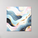 Search for modern abstract canvas prints Turquoise