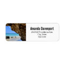 Search for clear return address labels Clear blue sky