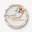 Search for sweet as a peach plates For kids