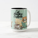 Search for cat reading mugs Cat and books