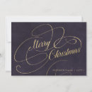 Search for purple and gold christmas cards Elegant