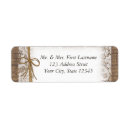 Search for twine return address labels Burlap