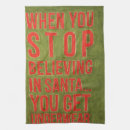 Search for funny christmas quote tea towels Santa