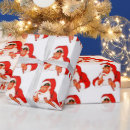 Search for vintage santa wrapping paper St nick