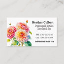 Search for residence business cards Flower